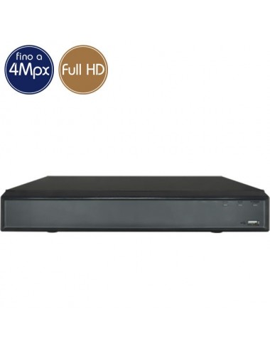 Hybrid HD Videorecorder - DVR 16 channels 4 Megapixel - RAID HDMI