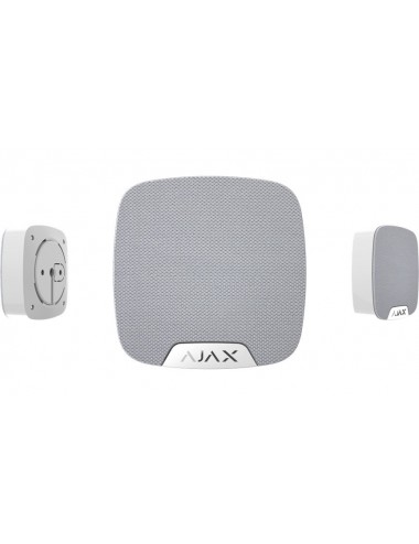 Wireless indoor siren via radio wireless Ajax white