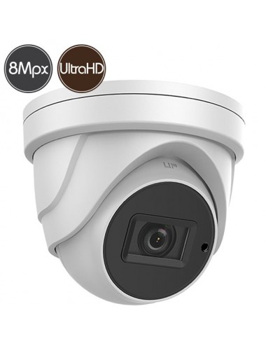 HD dome camera SAFIRE - 8 Megapixel Ultra HD 4K - Motorized lens 2.7-13.5mm - IR 60m
