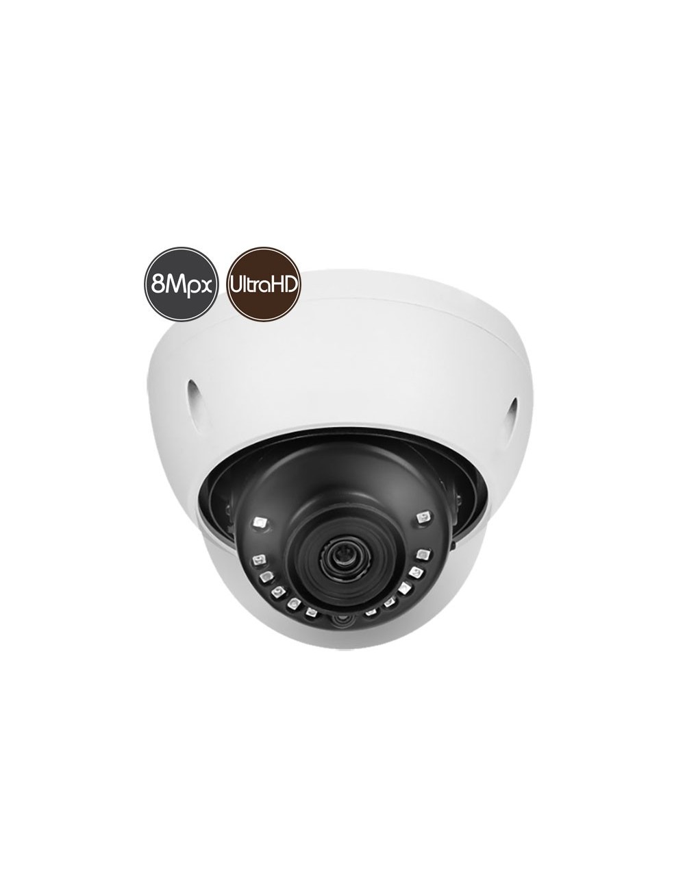 HD dome camera - 8 Megapixel Ultra HD 4K - IR 30m