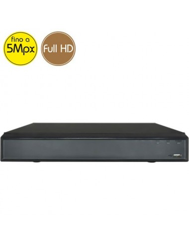 Hybrid HD Videorecorder - DVR 8 channels 5 Megapixel - Alarms VGA HDMI