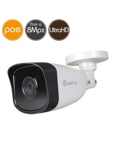 Camera IP SAFIRE PoE - 8 Megapixel Ultra HD 4K - IR 30m
