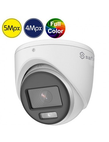Dome HD camera SAFIRE - 5 4 Megapixel - Full Color Vision - Night Color - Mic - IR 20m