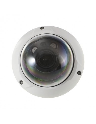 Camera dome IP PoE - 4 Megapixel / Full HD - Motorized zoom 2.7-12mm - microSD - IR 30m