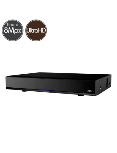 Hybrid HD Videorecorder - DVR 8 channels 8 Megapixel Ultra HD 4K - Alarms - VGA HDMI